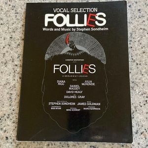 Follies Vocal Selection Songbook by Stephen Sondheim NEW Never Used!